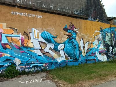 Large Collaborative Mural in Saint-Nicolas-de-Redon — Street art in Saint-Nicolas-de-Redon