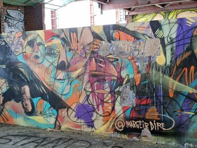 Chaos expressionniste par Margeir Dire — Street art de MARGEIR DIRE à Berlin
