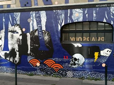 Macabre forest Seb Bouchard — Street art by Seb Bouchard, ArtJean13 in Nantes