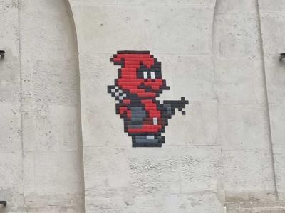 Deadpool — Street art de IN THE WOUP à Nantes