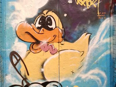 Duck in the Clouds — Street art in London