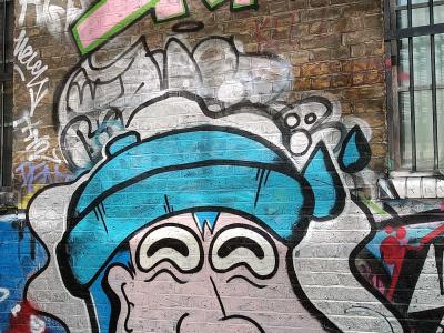 Round Character Quote — Street art in London
