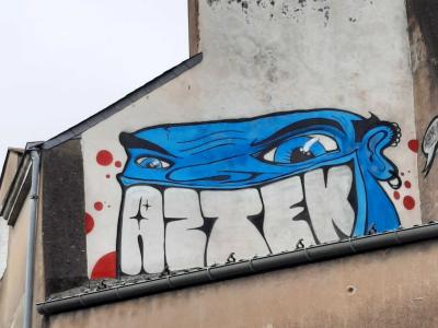 AZTEK Graffiti in Nantes — Street art in Nantes