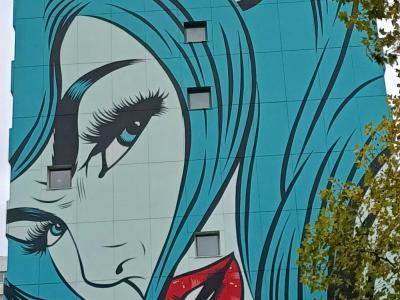 Turn Coat — Street art by DFace in Paris