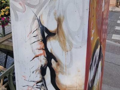 Portrait fragile — Street art de Dan23 à Strasbourg