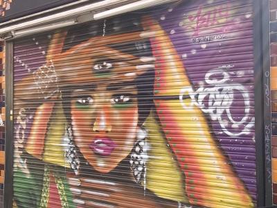 Portrait tribal par Jelly — Street art de Jelly à London
