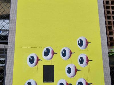 Floating Eyes — Provisional Assessment — Street art in Grenoble