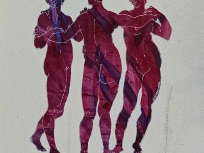Les Trois Grâces de Seb Bouchard — Street art de Seb Bouchard à Nantes