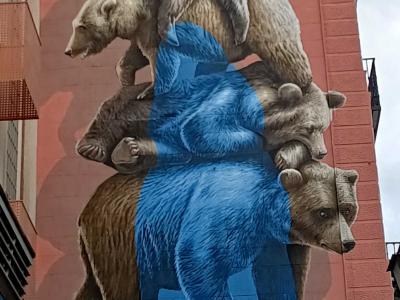 Tour d'ours par Nevercrew à Madrid — Street art de Nevercrew à Madrid