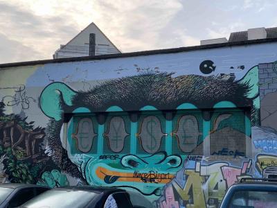Graffiti Rue du Ban-de-la-Roche IX — Street art in Strasbourg
