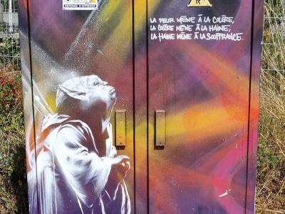 Méditation urbaine Dan23 — Street art de Dan23 à Strasbourg