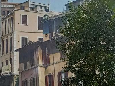 Trompe-l'œil paysage urbain de Madrid — Street art à Madrid