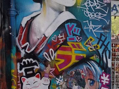 Geisha by Dan Kitchener — Street art by Dan Kitchener in London