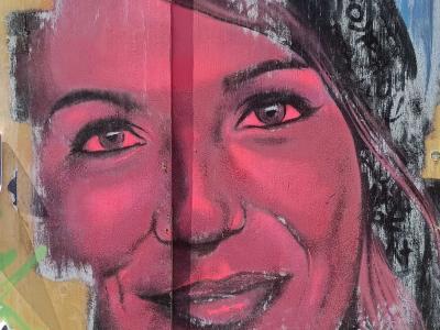 Double Portrait David Speed — Street art by David Speed in London