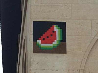 PA_1076, Space Invader on Rue Félibien — Street art by Invader in Paris