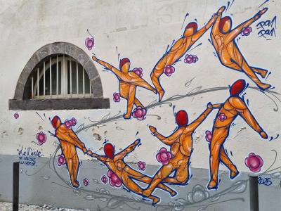 Danse libérée — Street art à Clermont-Ferrand