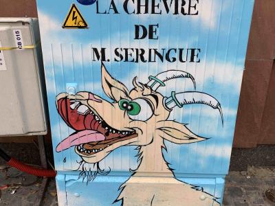 La Chèvre de M. Seringue — Street art à Strasbourg