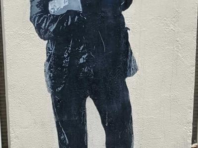 Full Figure Portrait by Jef Aérosol — Street art by Jef Aérosol in Paris