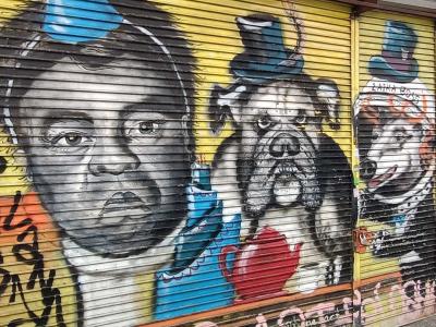 Three urban figures — Street art in London