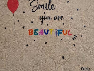 Smile, You Are Beautiful — Street art in Clermont-Ferrand