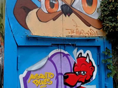 Chip et Dale géants, Berlin — Street art à Berlin
