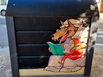 Renard lecteur étudiant — Street art à Strasbourg