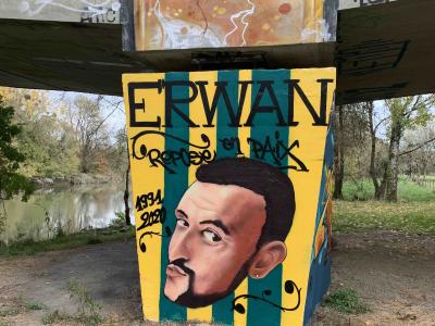 Tribute to Erwan, Rezé — Street art in Rezé
