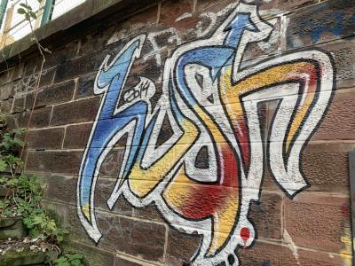 Graffiti Rue du Ban-de-la-Roche — Street art à Strasbourg