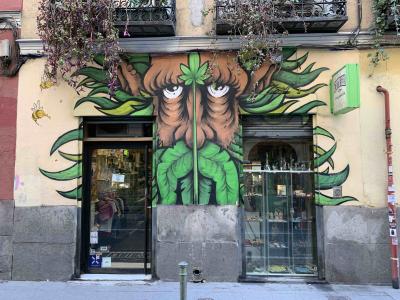 Tree Spirit in Madrid — Street art in Madrid