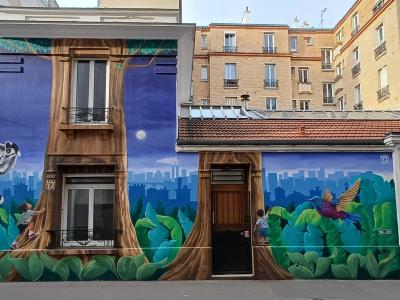Jungle urbaine par Louyz — Street art de Louyz à Paris