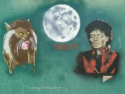 Thriller, Tribute to Michael Jackson — Street art in Châteaubriant