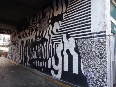 Undulating Wildstyle Letters — Street art in Rotterdam