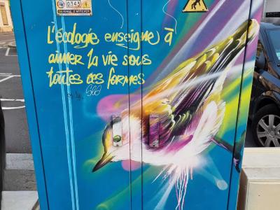 L'étude de la vie — Street art de Dan23 à Strasbourg
