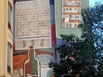 Spanish Tavern Trompe-l'Oeil Mural — Street art in Madrid