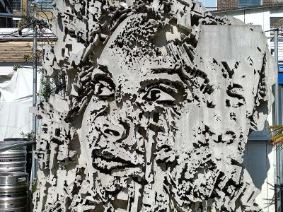 Grand Visage Monochrome — Street art à London