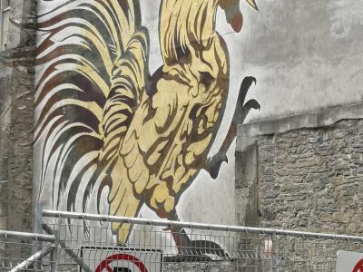 Coq géant à Montréal — Street art à Montréal
