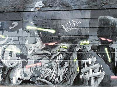All Caps, by Mr Zero — Street art by Mr. Zero in London