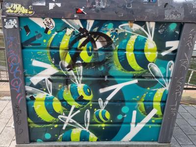 The Swarm of Bees — Street art in Strasbourg