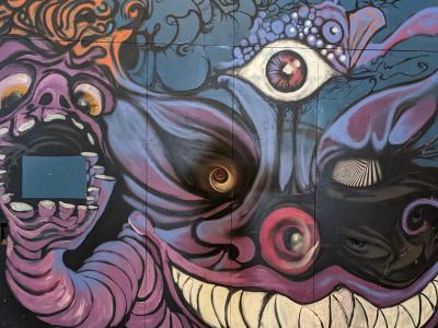 Grotesque Creatures at Parc de la Madeleine — Street art in Rennes
