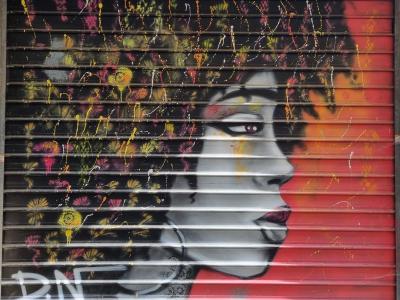 Female Portrait — Street art in Clermont-Ferrand