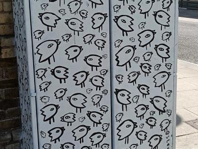 272 Naive Birds — Street art in London