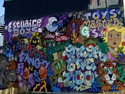 Collective Mural "Estuaire Boys" in Nantes — Street art in Nantes