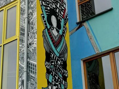 Dense Graphic Calligraphy — Street art by CREN in Berlin