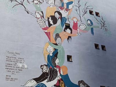 The Human Tree by Marta Lapeña — Street art by Marta Lapeña in Madrid