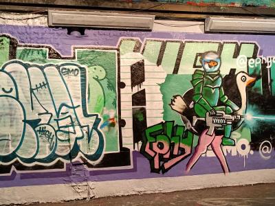 Tags et wildstyle collectif — Street art à London