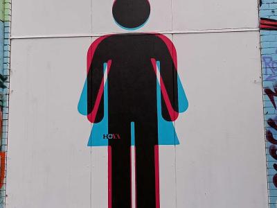 Gender Pictogram by HOYA — Street art by HOYA in Berlin