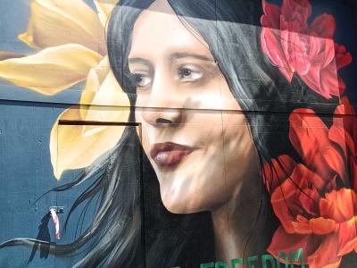 Women Life Freedom — Street art in London