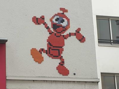 Nono the Little Robot — Street art by Zigom in Paris