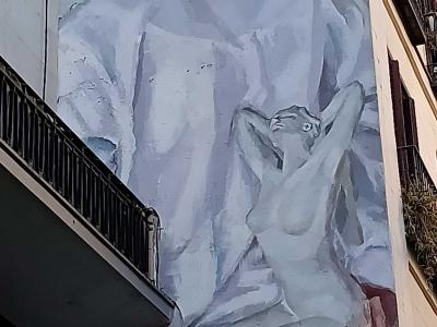Woman Mural by Helen Bur — Street art by Helen Bur in Madrid