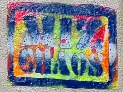 Stylized Colorful Composition — Street art in Clermont-Ferrand
